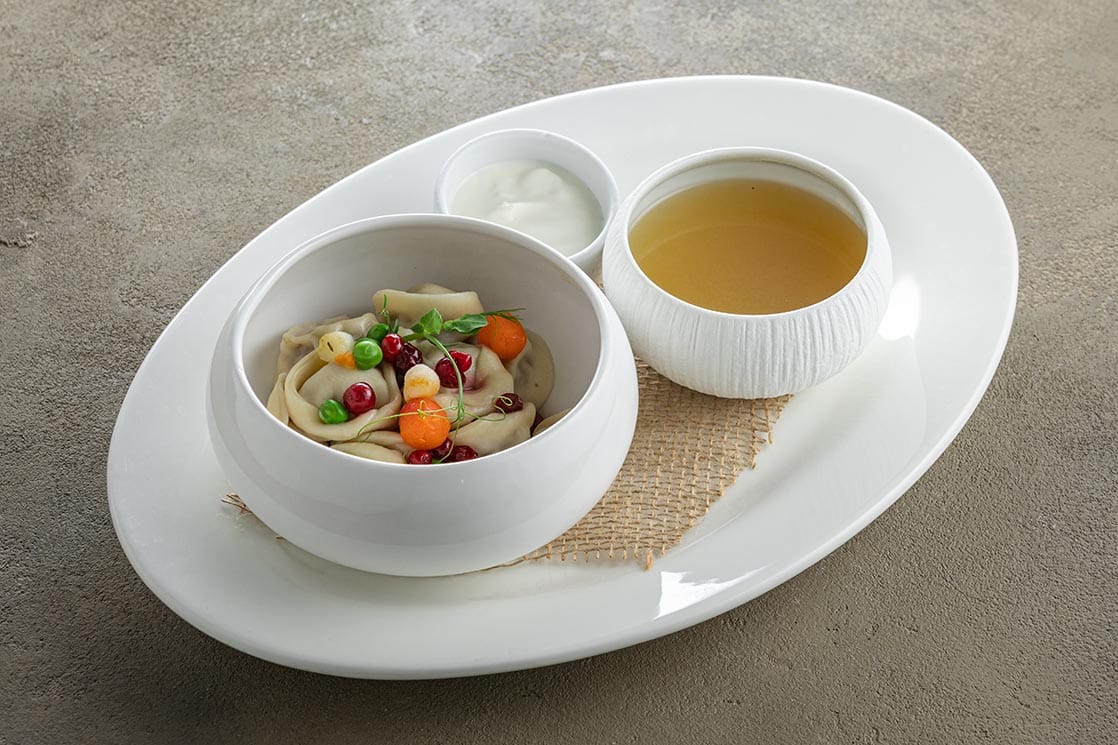 Пельмени из мяса дикого кабана и лося