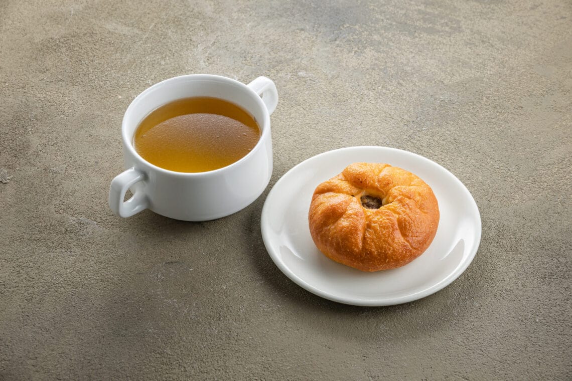 Перемяч с бульоном